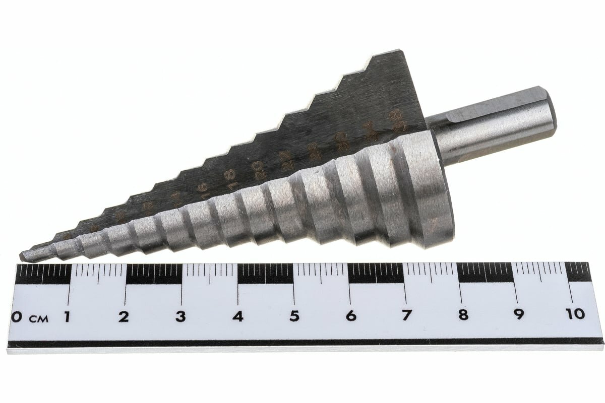 Сверло ступенчатое 14 ступеней 4х38 мм Леруа Мерлен - фото №3