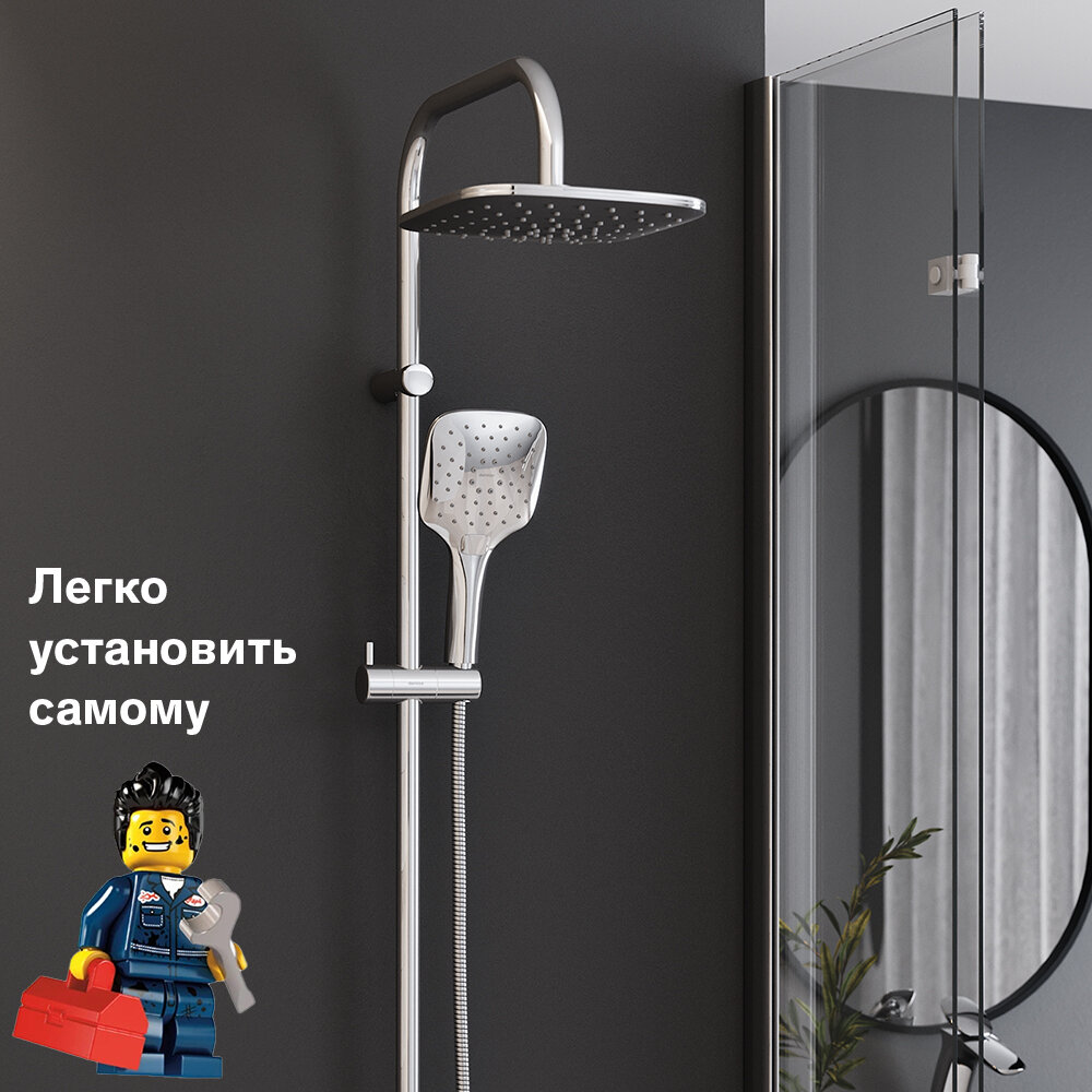 Душевая система RedBlu by Damixa Origin Evo 978200000 - фото №3