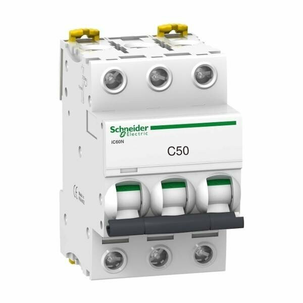 Автоматический выключатель Schneider Electric Acti9 iC60N 3P C 50A