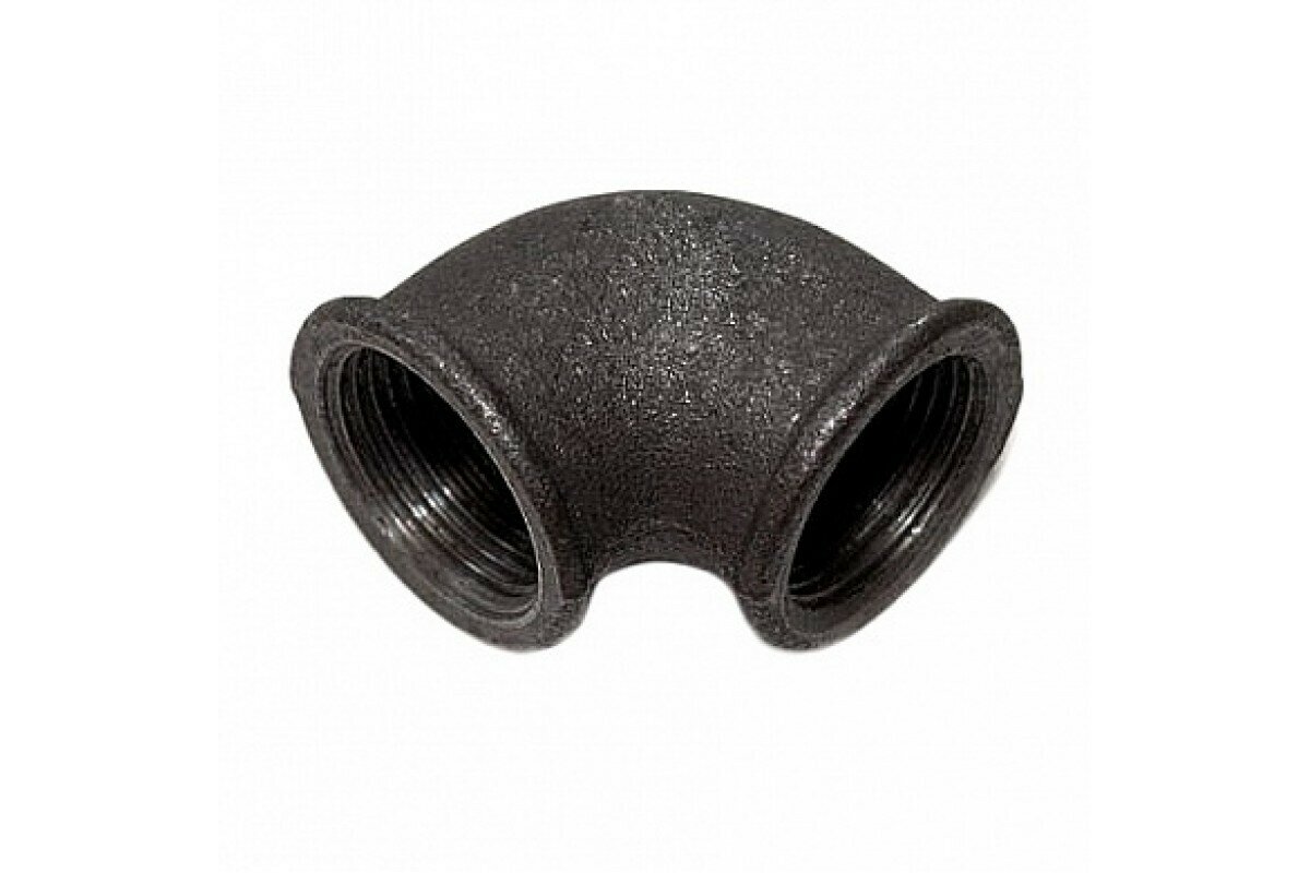 фото Угол (отвод) 15 мм с внут. резьбой (комплект 4 шт) чугунный