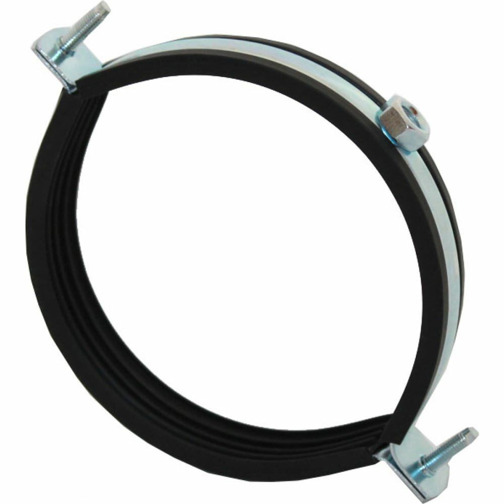 фото Сантехнический хомут для труб с гайкой СВК 6 М10 155-162 SVK-Fe150М10