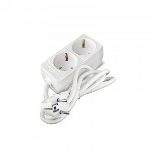 фото Сетевой удлинитель Союз ПВС 3х1 2 роз. 7 м 16А земля 481S-6207