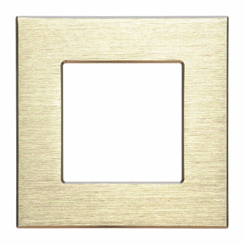 Рамка-1 BingoElec M2-1FGolden золотой алюминий (2 шт. в комплекте) рамка 1 bingoelec m2 1fgolden золотой алюминий 2 шт в комплекте