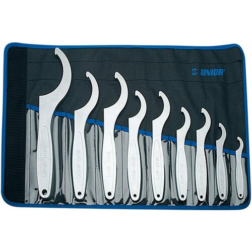 Набор радиусных ключей для гаек с торцевым отверстием Unior 9 предметов в сумке 3838909151564 26489₽