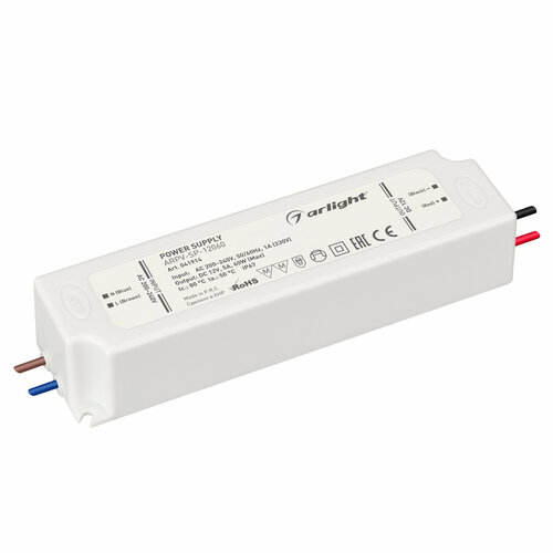 Arlight Блок питания ARPV-SP-12060 (12V, 5A, 60W) (Arlight, IP67 Пластик, 5 лет)