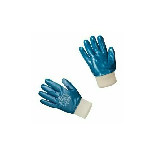 Перчатки рабочие с защитой от порезов/проколов Strongshell 28-402 хб полное нитриловое покрытие (размер 11, XXL), 1218092