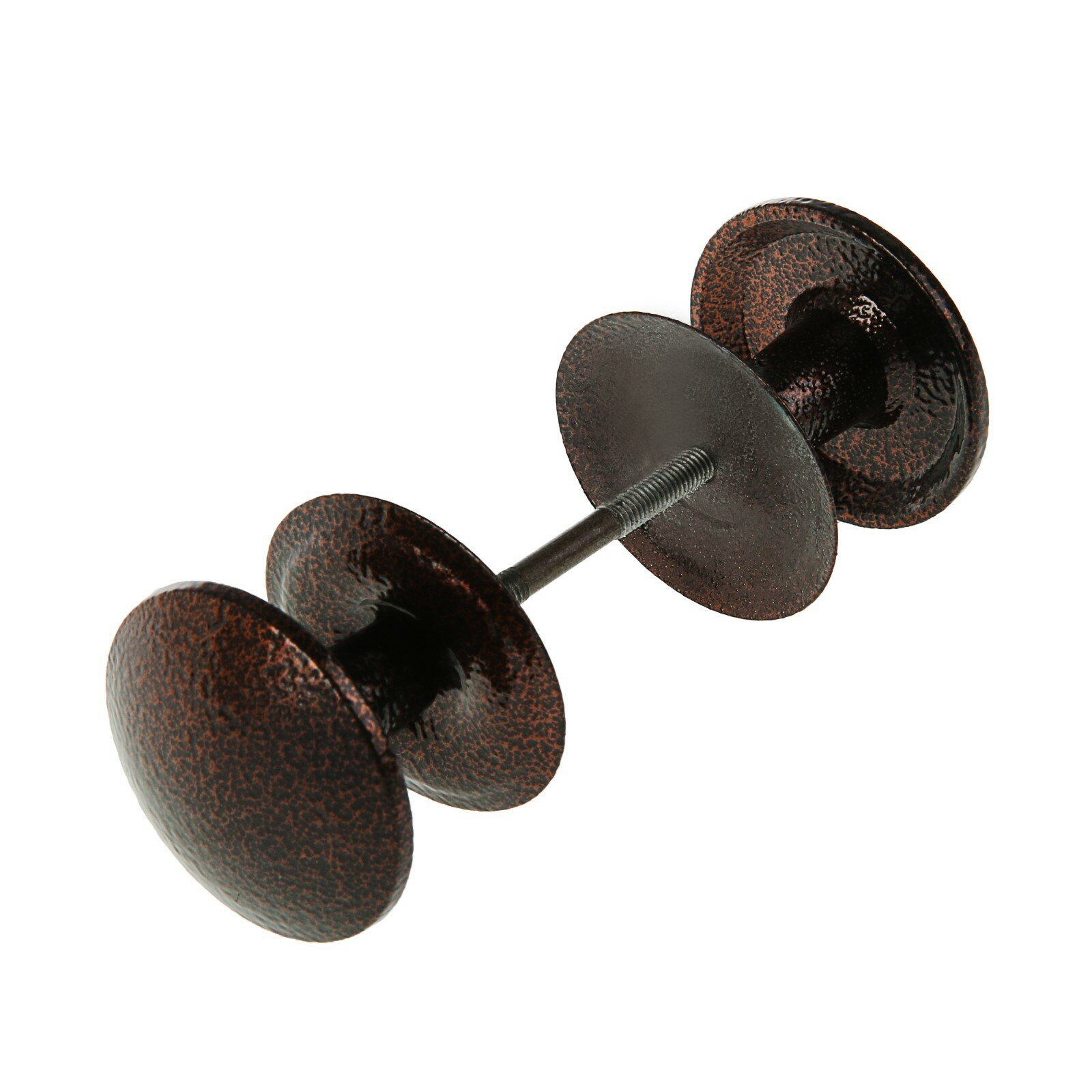 фото Ручка дверная ТИС РДК-110, 55х42 мм, антик медь (4959)