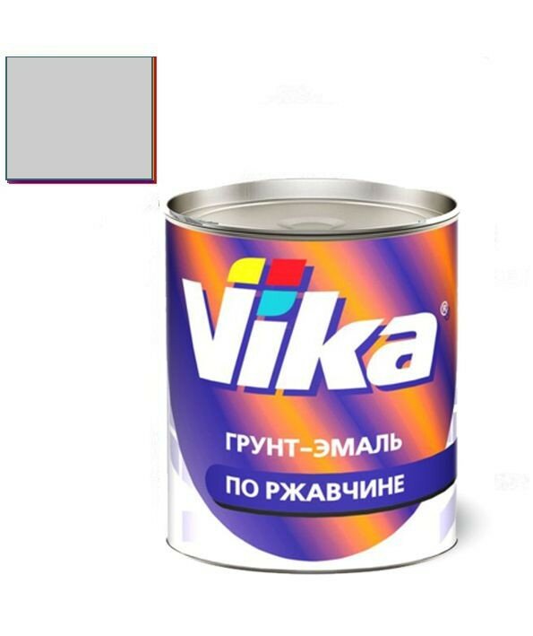 фото VIKA Грунт-Эмаль по ржавчине Светло-серо-бежевый RAL 7035 0.9кг