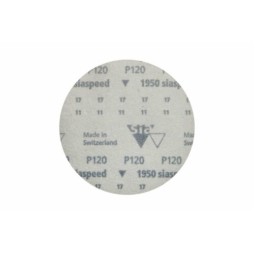 Круг шлифовальный на липучке siaspeed 1950 (5+1 шт; 125 мм; без отверстий; P120) sia Abrasives ss6-125-0-120