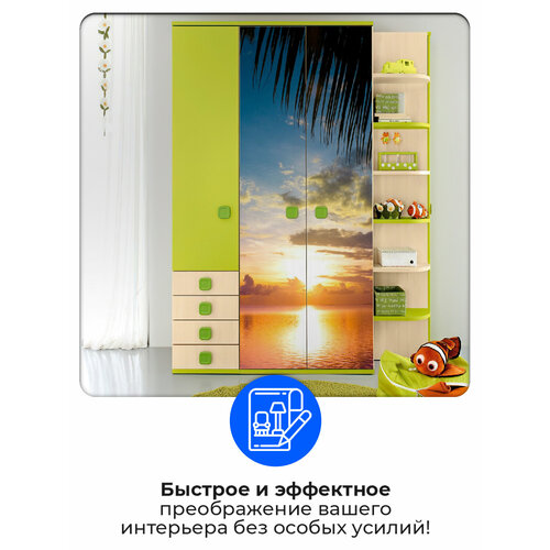 Самоклеящиеся обои WALLfix, 95х220 см, W052