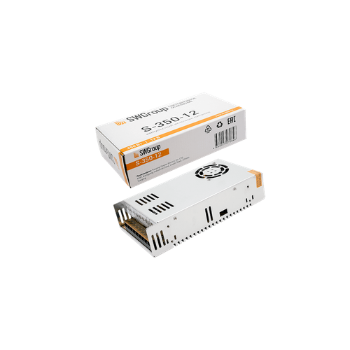 Блок питания 350Вт 12В IP20 S-350-12 (сетка) SW-G 0124