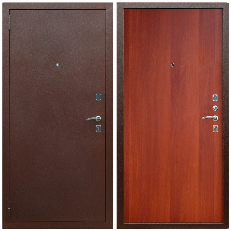 фото Входная дверь Армада Комфорт Антик медь; МДФ 6 мм Итальянский орех