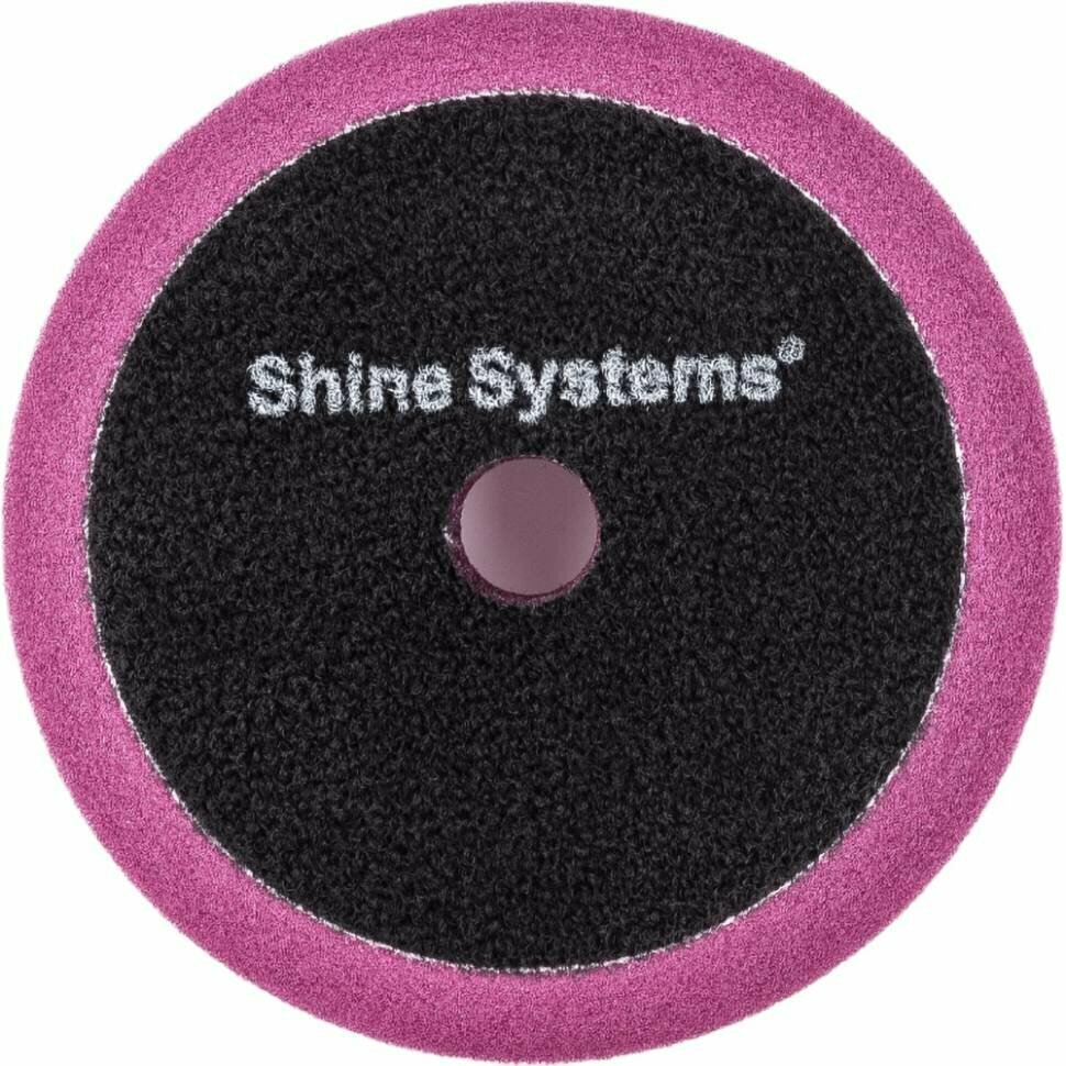 SHINE SYSTEMS SS564 SS564 Shine Systems DA Foam Pad Purple - полировальный круг твердый лиловый, 75 мм