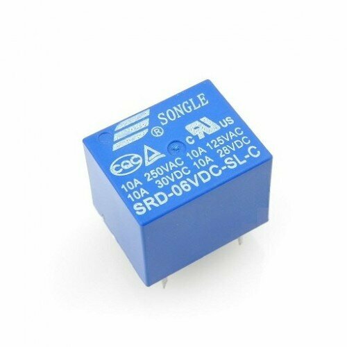 Реле T73 5V 10A (srd-05vdc-sl-c) 5pcs lot relays srd 03vdc sl c srd 05vdc sl c srd 06vdc sl c srd 09vdc sl c 3v 5v 6v 9v 12v 24v10a 250vac 5pin