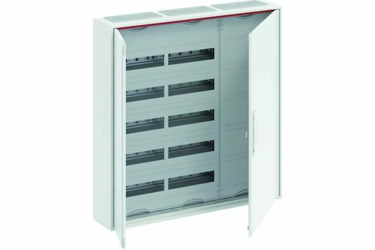 фото Шкаф 120М(2х5х12+монтажная плата) навесной IP44 800x800x160 ABB ComfortLine клеммы N/PE (CA35PZRU)