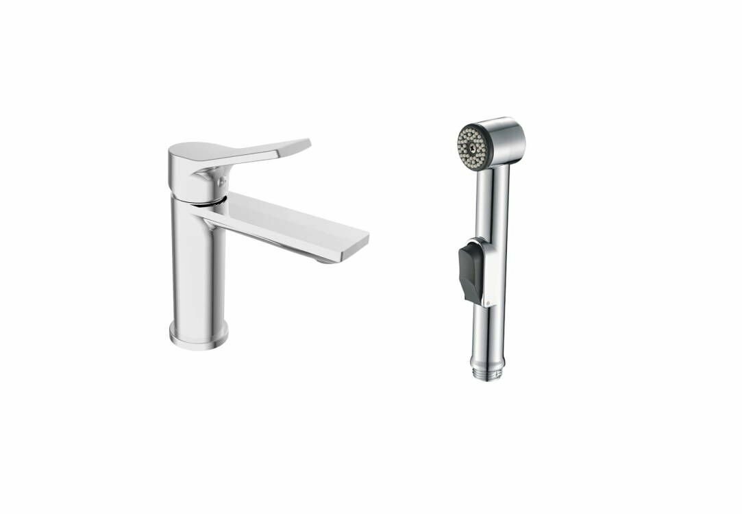 фото Смеситель с гигиеническим душем Esko Eiger EG 27H хром