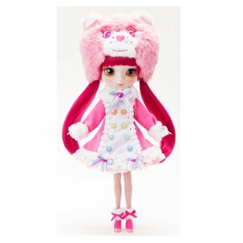 bearbrick care bears cheer bear costume 400% р Кукла Pullip Care Bear x Pullip Cheer Bear Ver. (Пуллип Заботливые мишки Cheer Bear), Groove Inc