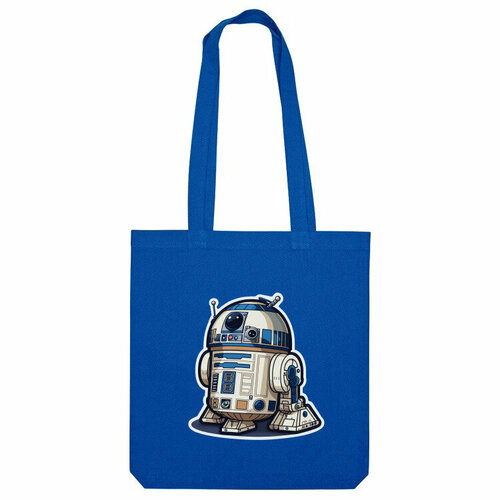 Сумка «Дроид-астромеханик R2D2 Звёздные войны Star Wars» (ярко-синий) сумка дроид астромеханик r2d2 звёздные войны star wars синий