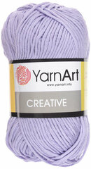 Пряжа YarnArt Creative 50г, 85м (ЯрнАрт Креатив) Нитки для вязания, 100% хлопок, цвет 245 светло-сиреневый, 1шт