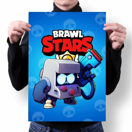 Плакат Brawl Stars, Бравл Старс №3, А2