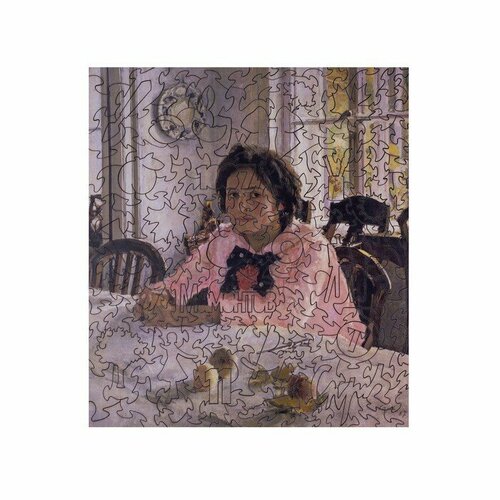 WOODY PUZZLES Пазл «Валентин Серов. Девочка с персиками», размер M