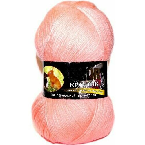 Пряжа Color City Angora кролик 270 абрикосовый 40% пух кролика, 60% акрил 100г 500м 3 шт