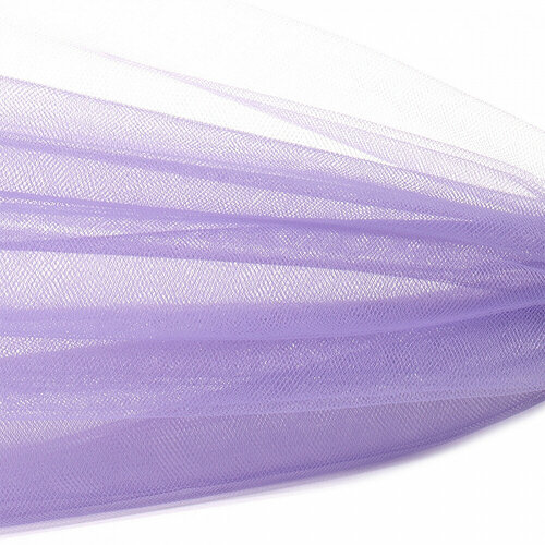 Еврофатин мягкий матовый Hayal Tulle арт. HT. S шир.300см, 100% полиэстер цв.20 уп.50м - светло-сиреневый