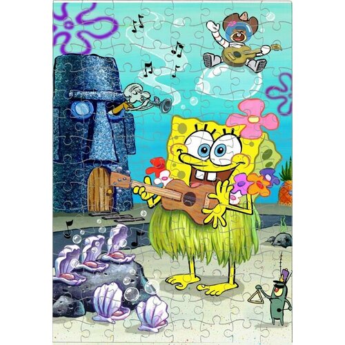 Пазл Губка Боб, SpongeBob №8 сумка круглая губка боб spongebob 8
