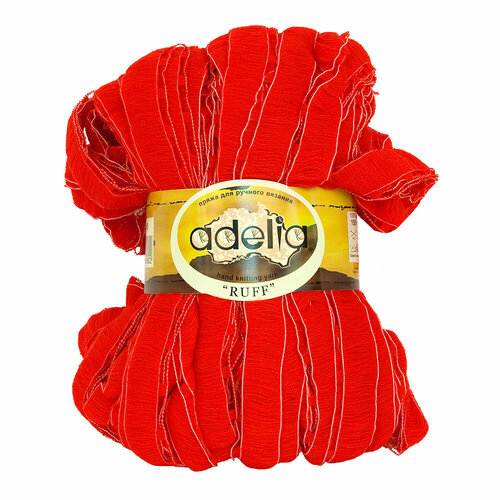 Пряжа ADELIA 'RUFF' 100% акрил 150 г 60 м цвет №20 бл. красный