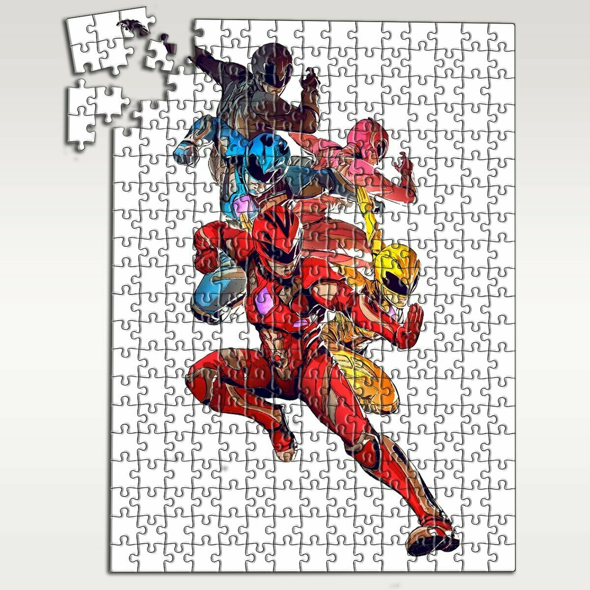 Пазл картонный А3: модель Сериал Power Rangers - 5674 П