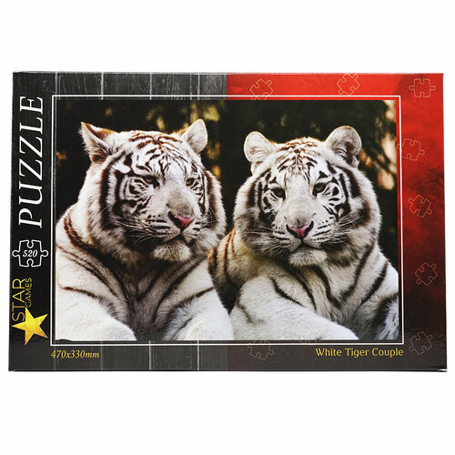 Пазл 520 Пара белых тиргов P520-01