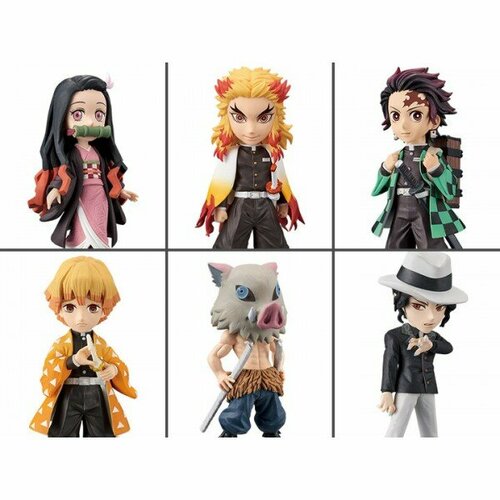 Фигурка Banpresto Anime Heroes - Набор из 6 фигурок по аниме Клинок, рассекающий демонов