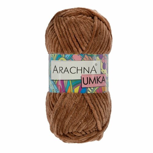 фото Пряжа arachna umka 100% полиэстер 1 шт. х 100 г 120 м №41 св. коричневый