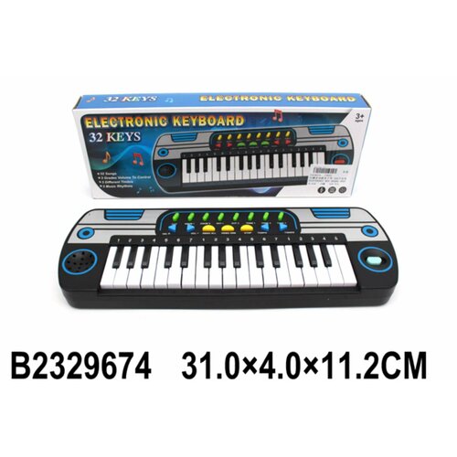 Синтезатор с микрофоном 32 клавиши в к 31x4x11 см 671₽