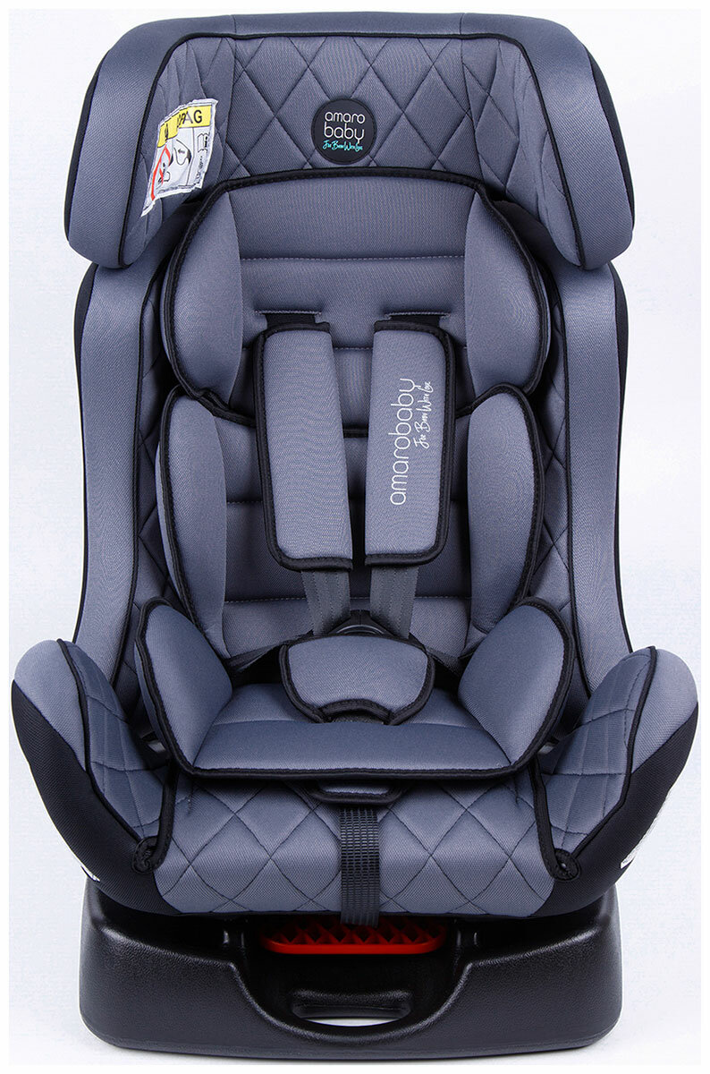 Обзор: Автокресло Amarobaby Professional, группа 0 /I/II, (серый/черный), AB212005PSCh/11