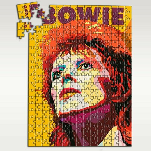 Пазл картонный 39,5х28 см, размер А3, 300 деталей, модель Музыка Dawid Bowie Дэвид Боуи - 6379 П пазл картонный 39 5х28 см размер а3 200 деталей модель музыка dawid bowie дэвид боуи 1604