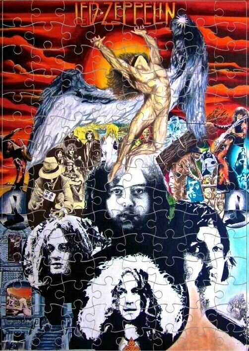 Пазл Led Zeppelin, Лед Зеппелин №5, А3