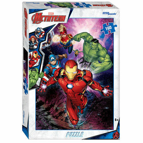 Пазл STEP PUZZLE 94126 Черная вдова, 160 эл. 3d пазл step puzzle stepball marvel герои marvel 98124 240 дет 15 см