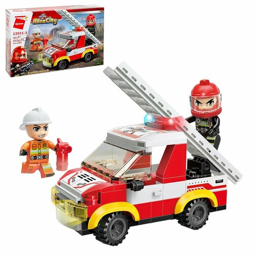 Конструктор Огнеборцы Пожарная машина 4 вида микс 538₽