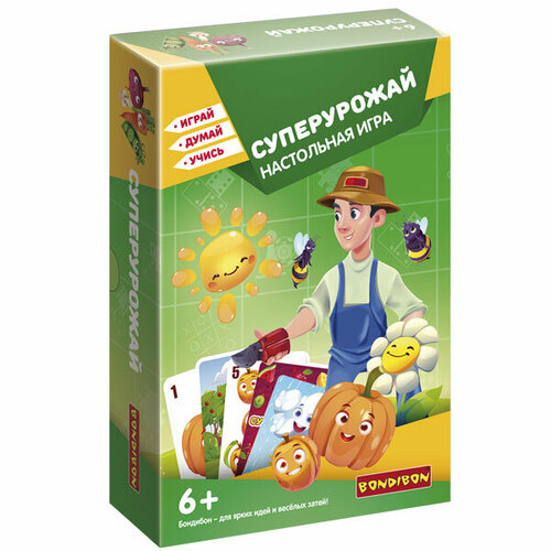 Настольная игра суперурожай! Играй Думай Учись Bondibon настольная игра играй думай учись детская мафия в деревне