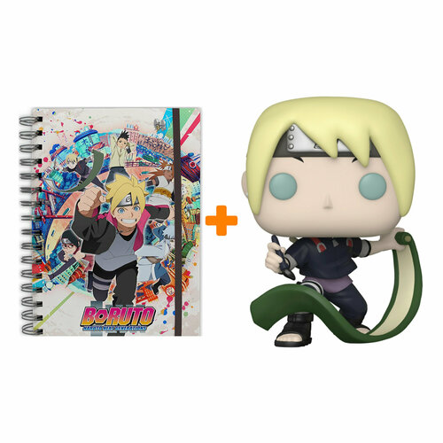 Набор фигурка Boruto Inojin + блокнот Boruto Next Generation фигурка funko pop animation boruto boruto w marks