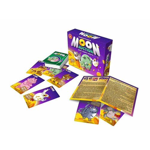 Настольная игра Десятое королевство Mооn Auction детская настольная игра десятое королевство moon auction в коробке 14х3 5х11 5 см 4827