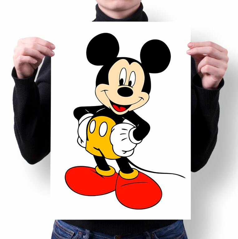 Плакат Mickey Mouse, Микки Маус №1, А2