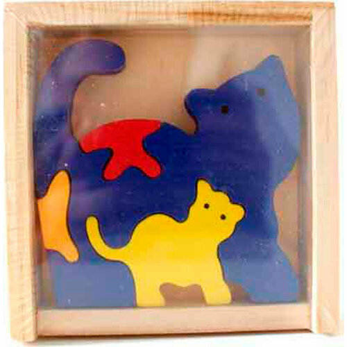 Пазл деревянный Кошка TONGDE