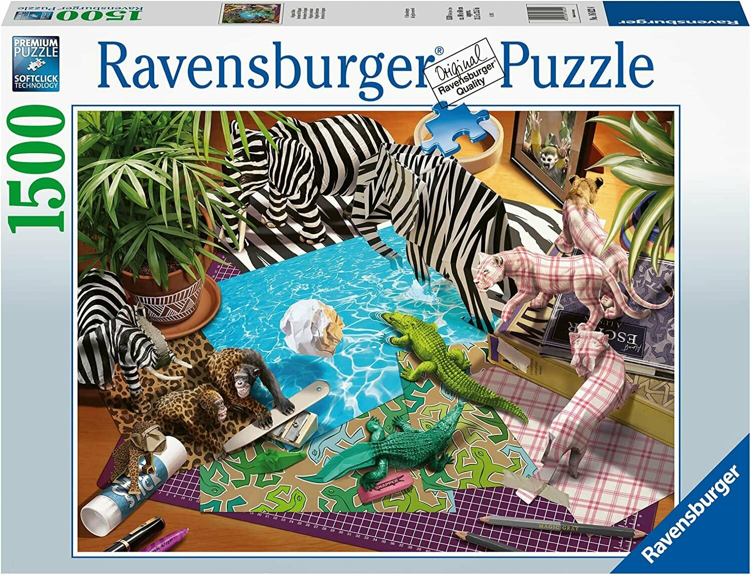 Пазл Ravensburger 1500 деталей: Приключение с оригами, 16822 zal