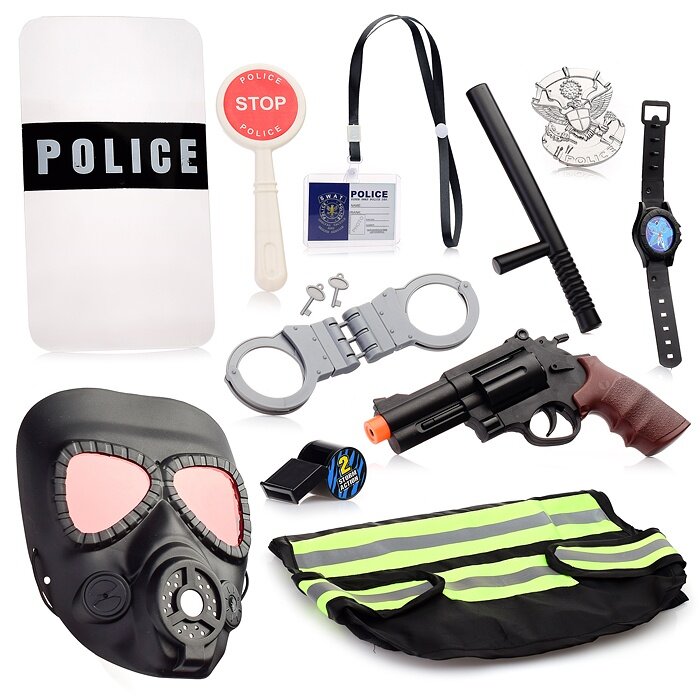 Набор полицейского Oubaoloon "Готовность №1" 12 предметов в сумке (HSY-160)