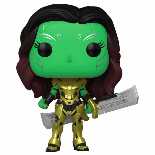 Фигурка Funko POP! Bobble Marvel What If Gamora w/Blade of Thanos 58651 фигурка funko pop bobble marvel what if infinity ultron 973 58648