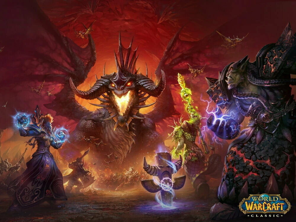Плакат, постер на бумаге World of Warcraft/игровые/игра/компьютерные герои персонажи. Размер 21 х 30 см
