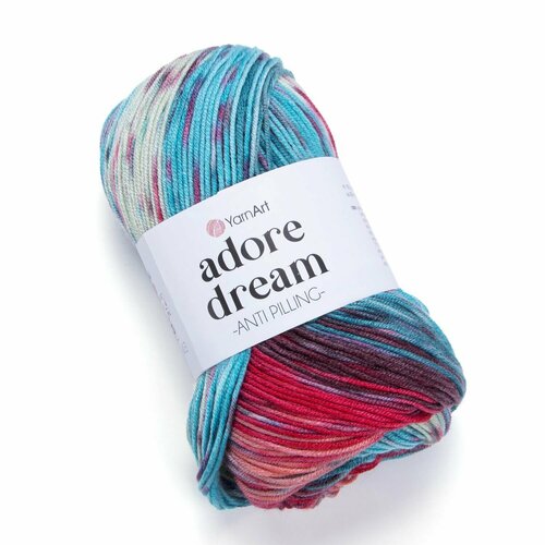 Пряжа Adore Dream, YarnArt, принт - 1061, 100% акрил антипиллинг, 5 мотков, 100 г, 280 м.