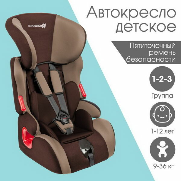 Автокресло Space plus, группа 1/2/3, 9-36 кг,